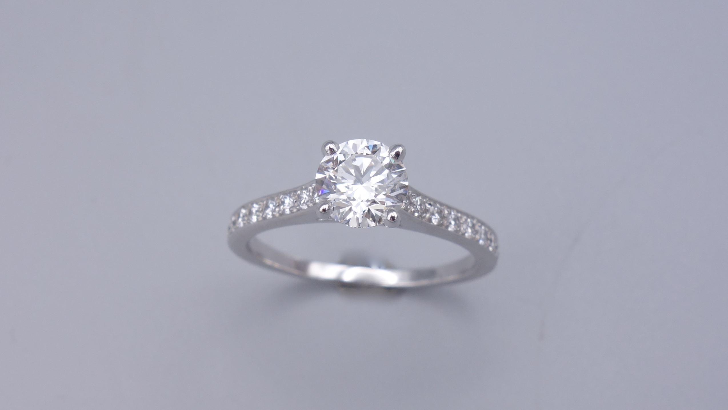 bague solitaire diamants