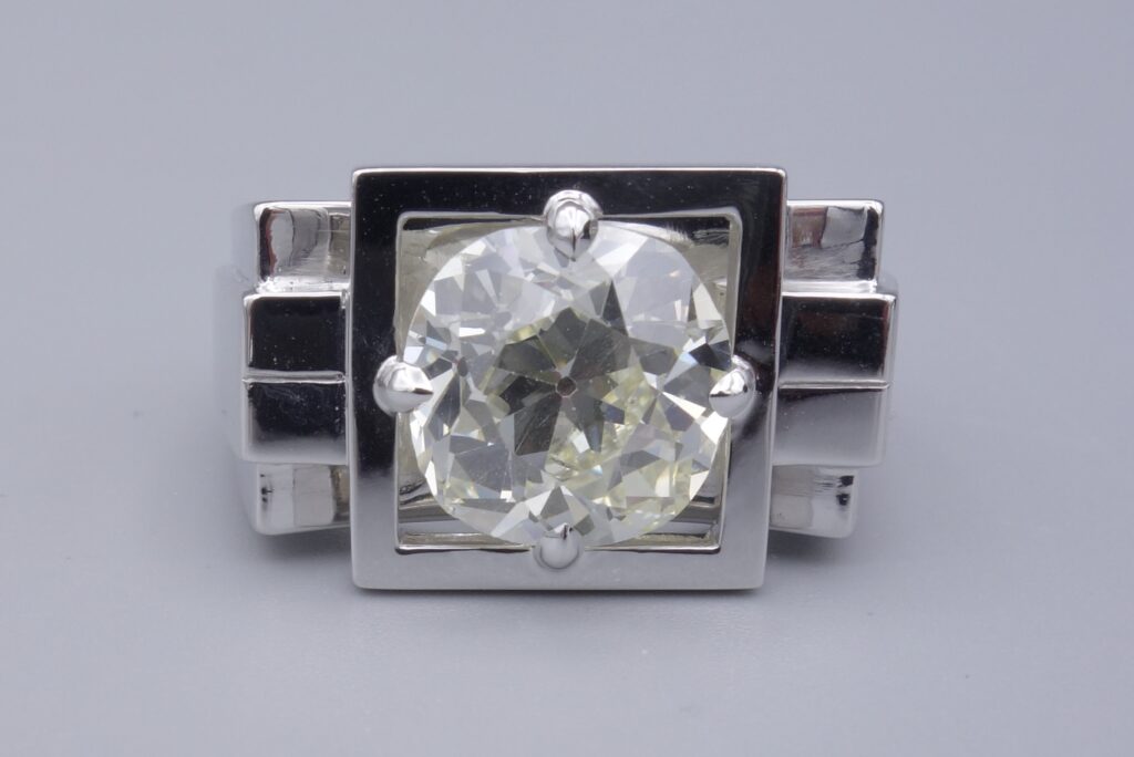 Bague Art déco diamant