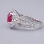 Bague rubis et diamants