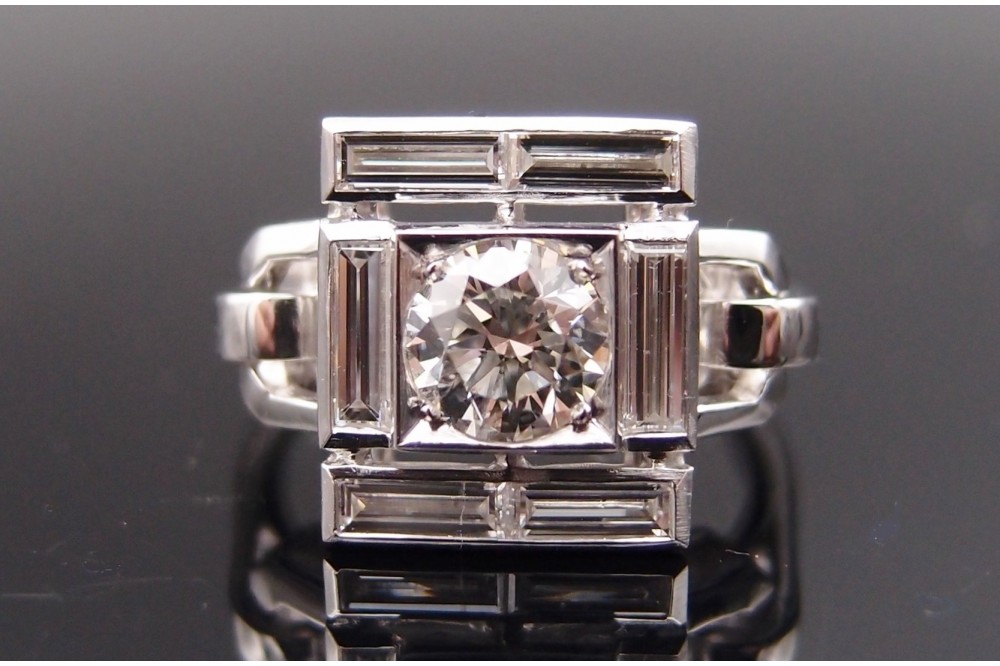 bague diamant 0,72 carat