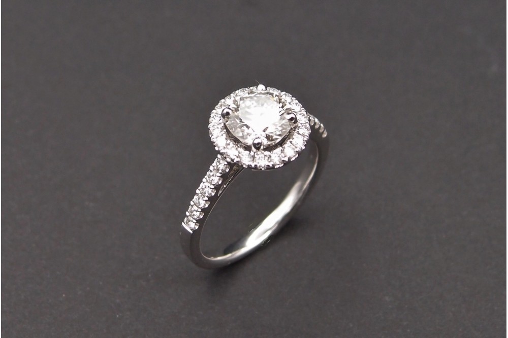 bague solitaire diamant