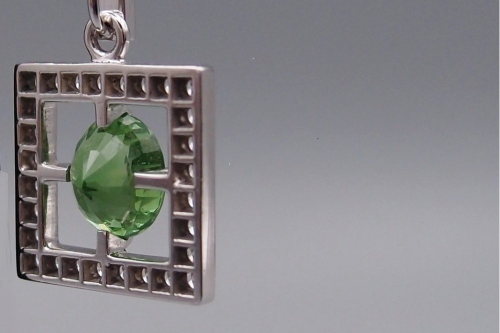 boucles d'oreilles modulables diamants