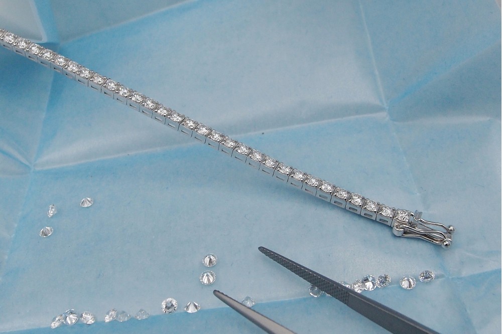 bracelet diamant sur mesure