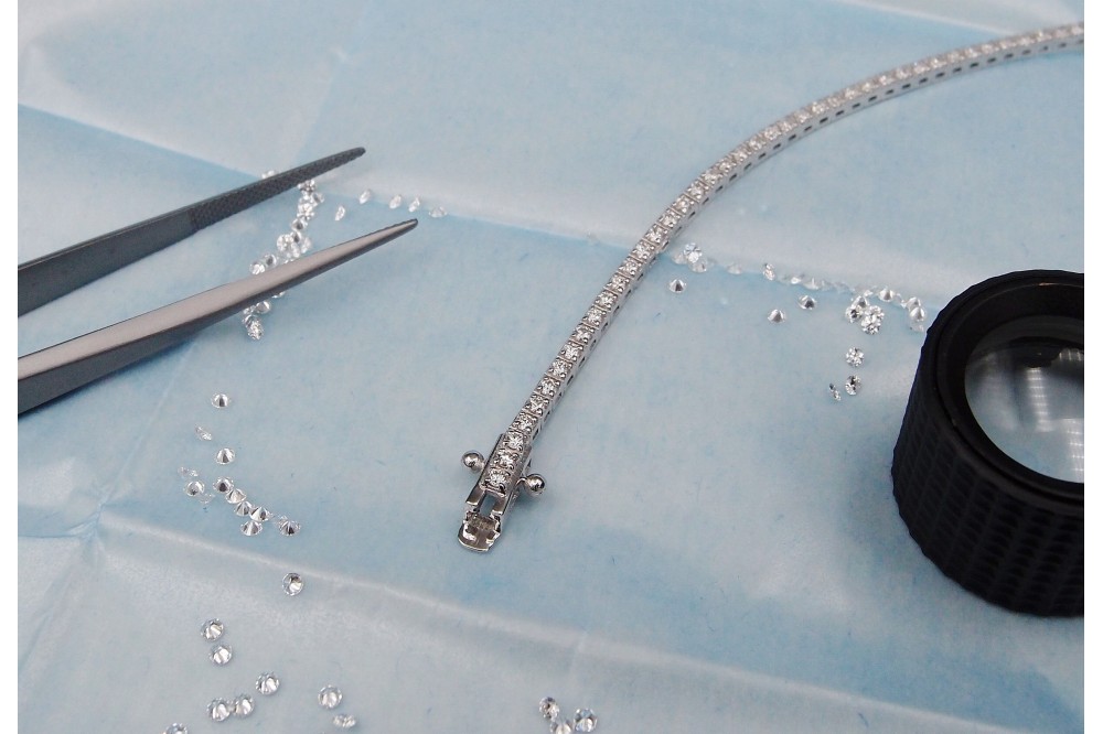 bracelet en diamants femme