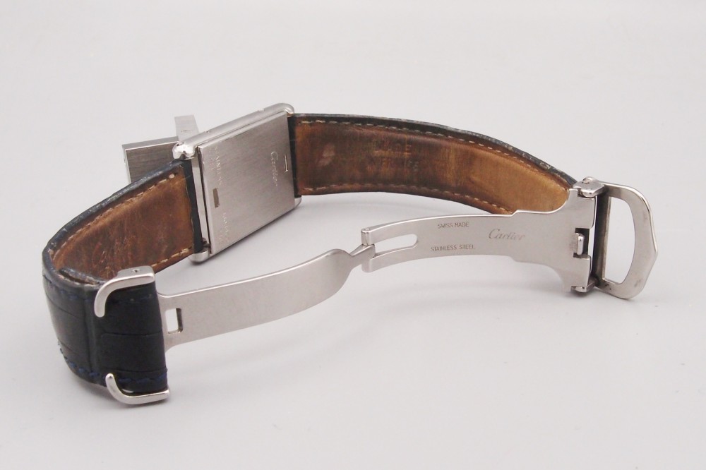Montre Cartier Tank acier
