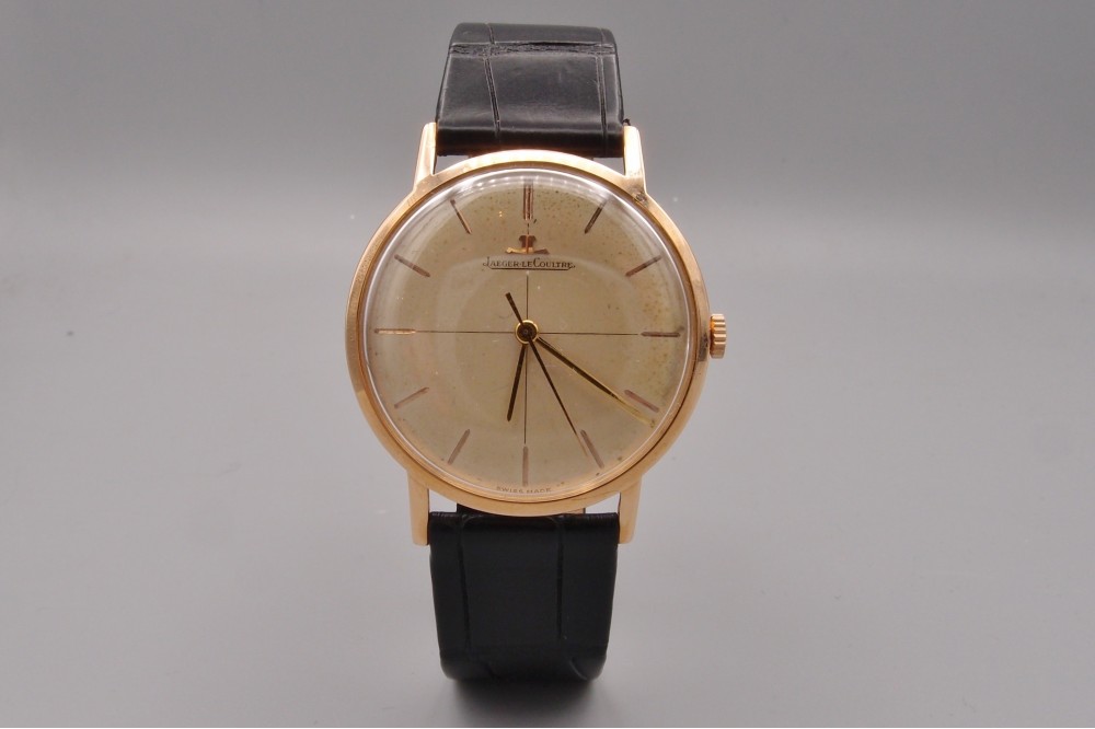 Montre Jaeger Lecoultre vintage or 18 carats vers 1960