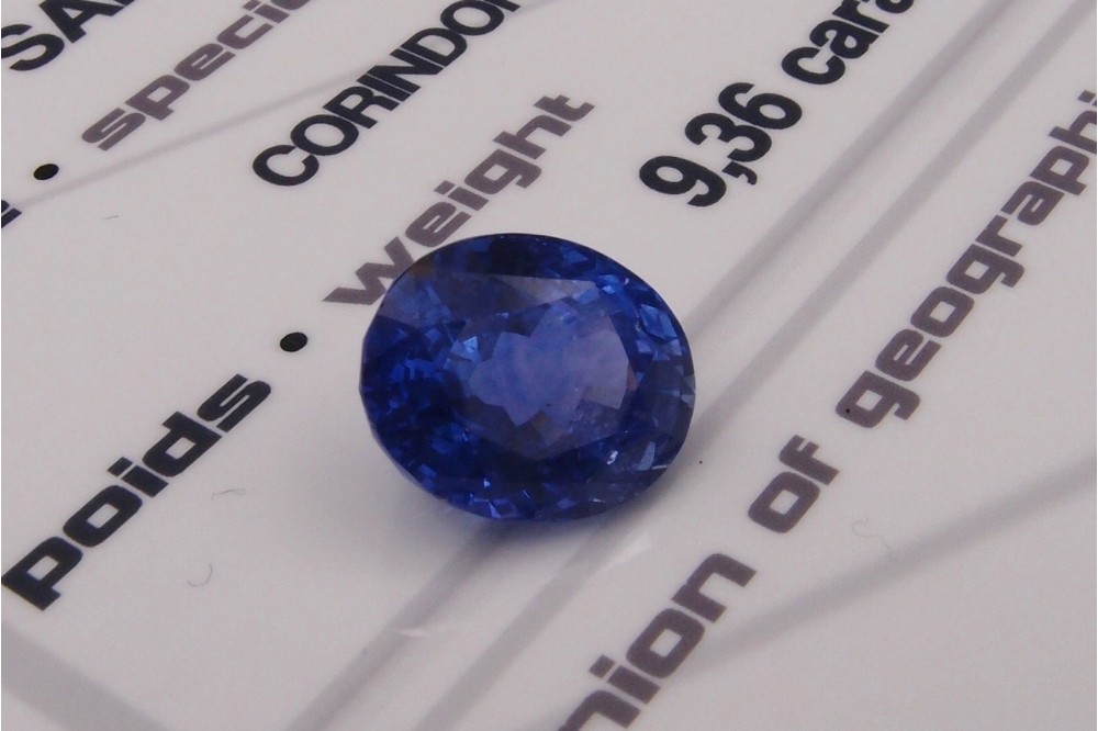 estimation saphir ceylan 9 carats