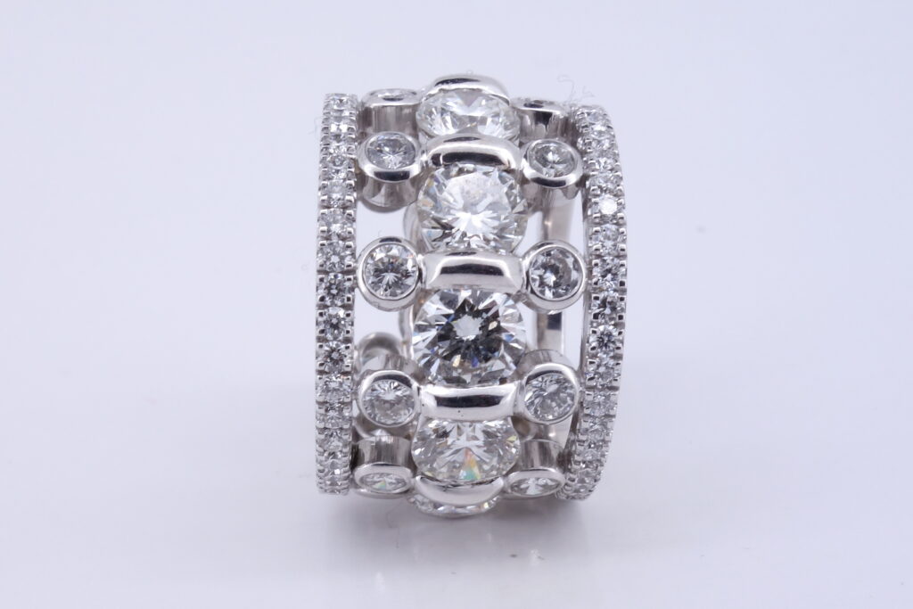 bague alliance diamants