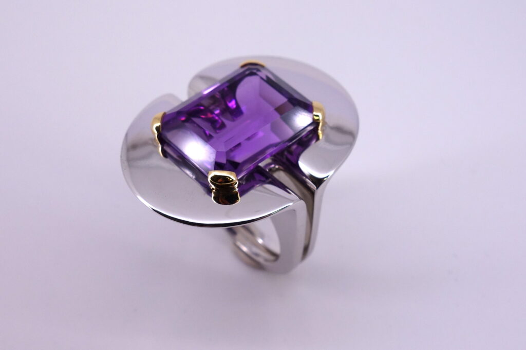 bague améthyste