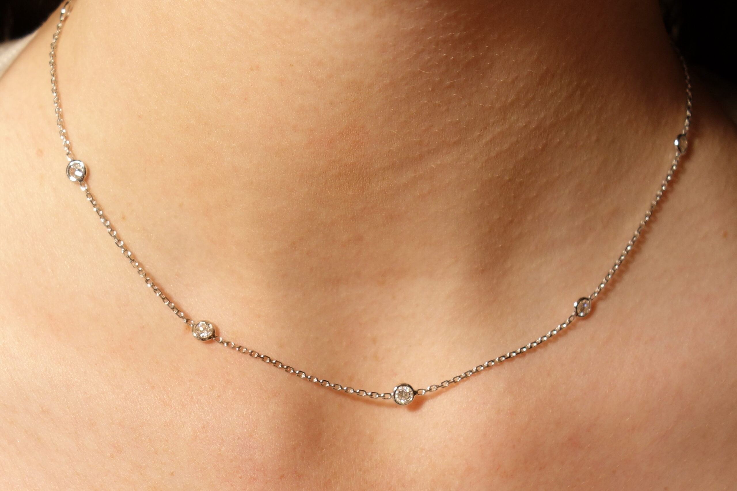 collier diamants