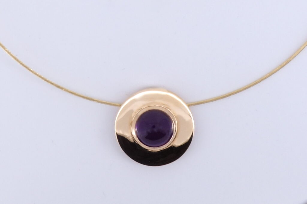 Pendentif or jaune