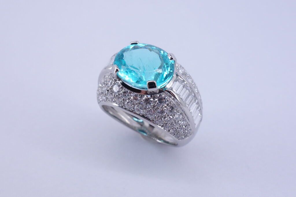 BAGUE TOURMALINE PARAIBA