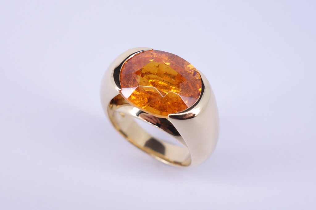 BAGUE « BERCEAU » SPESSARTITE