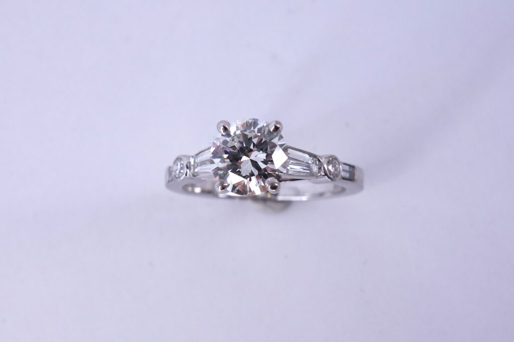 bague solitaire diamant