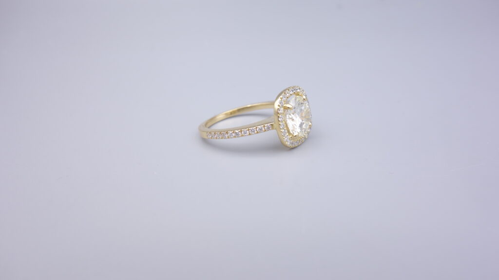 bague de fiançaille or jaune