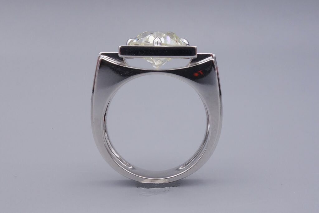 bague art deco diamant
