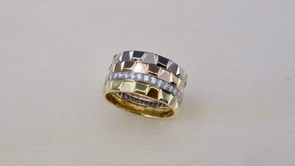 Bague bandeau 4 anneaux