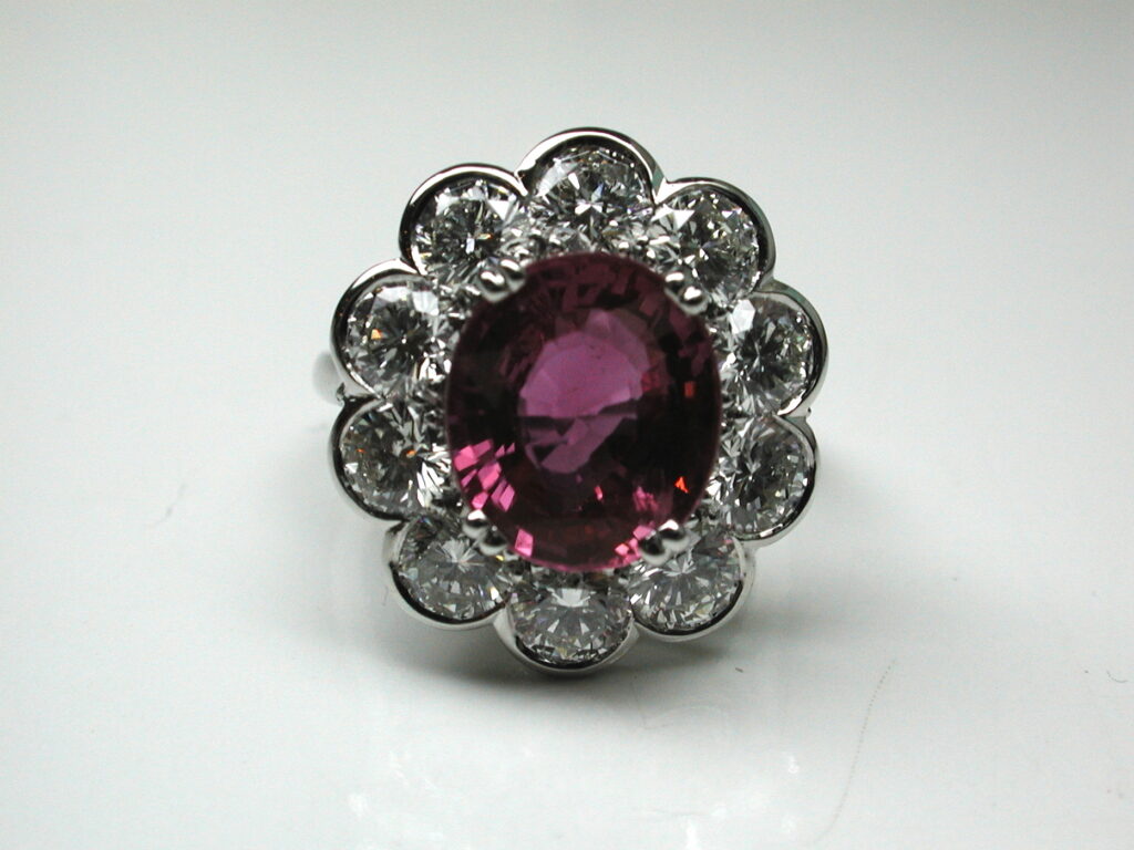 BAGUE MARGUERITE RUBIS