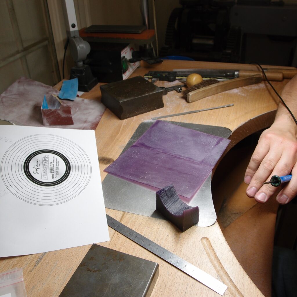 creation disque or sur mesure