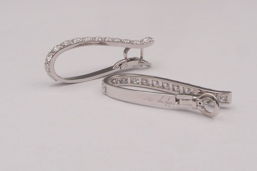 Boucles d'oreilles diamants