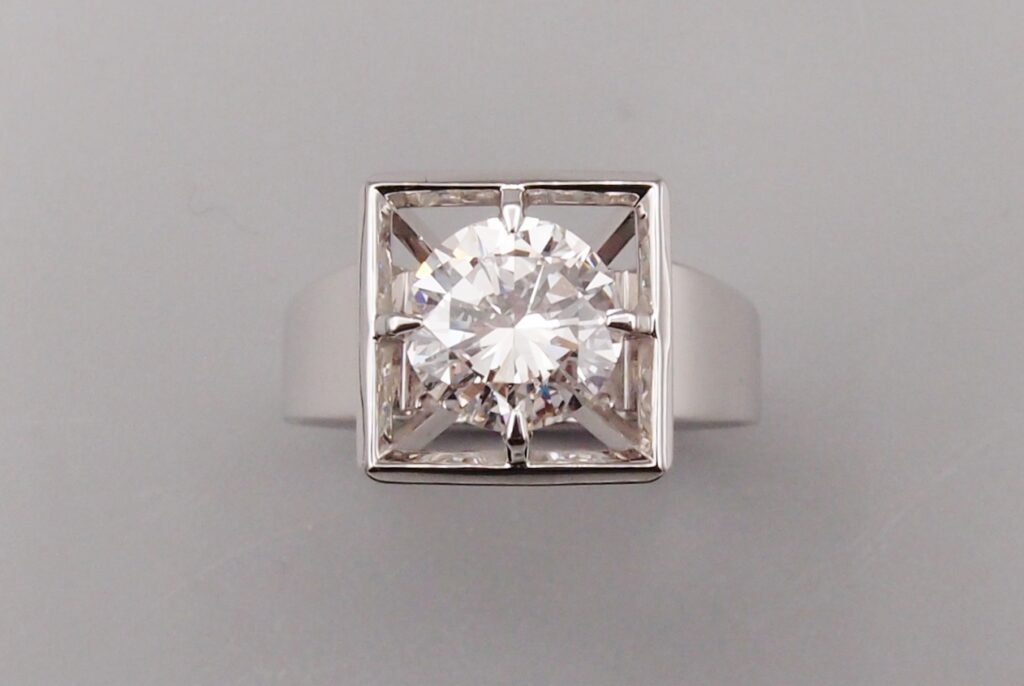 création bague diamant Van Hoye