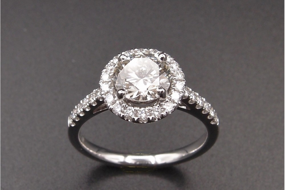 bague solitaire diamant