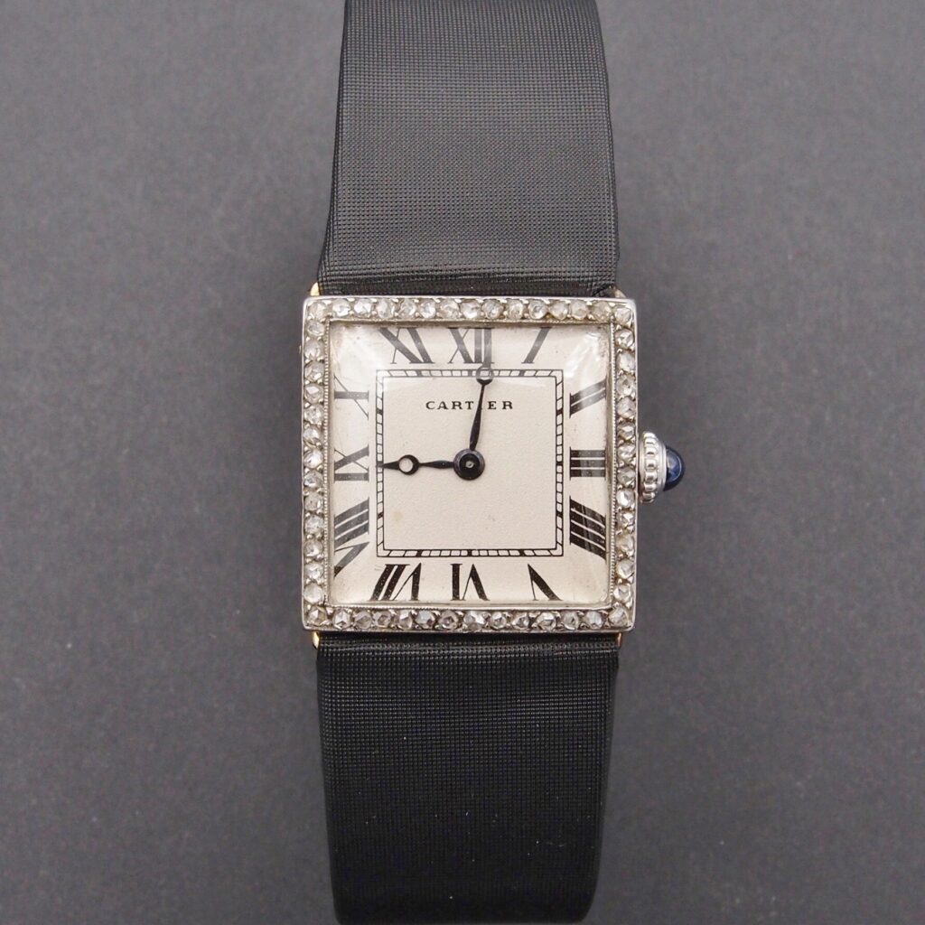 Montre bracelet Cartier Art Déco vers 1920