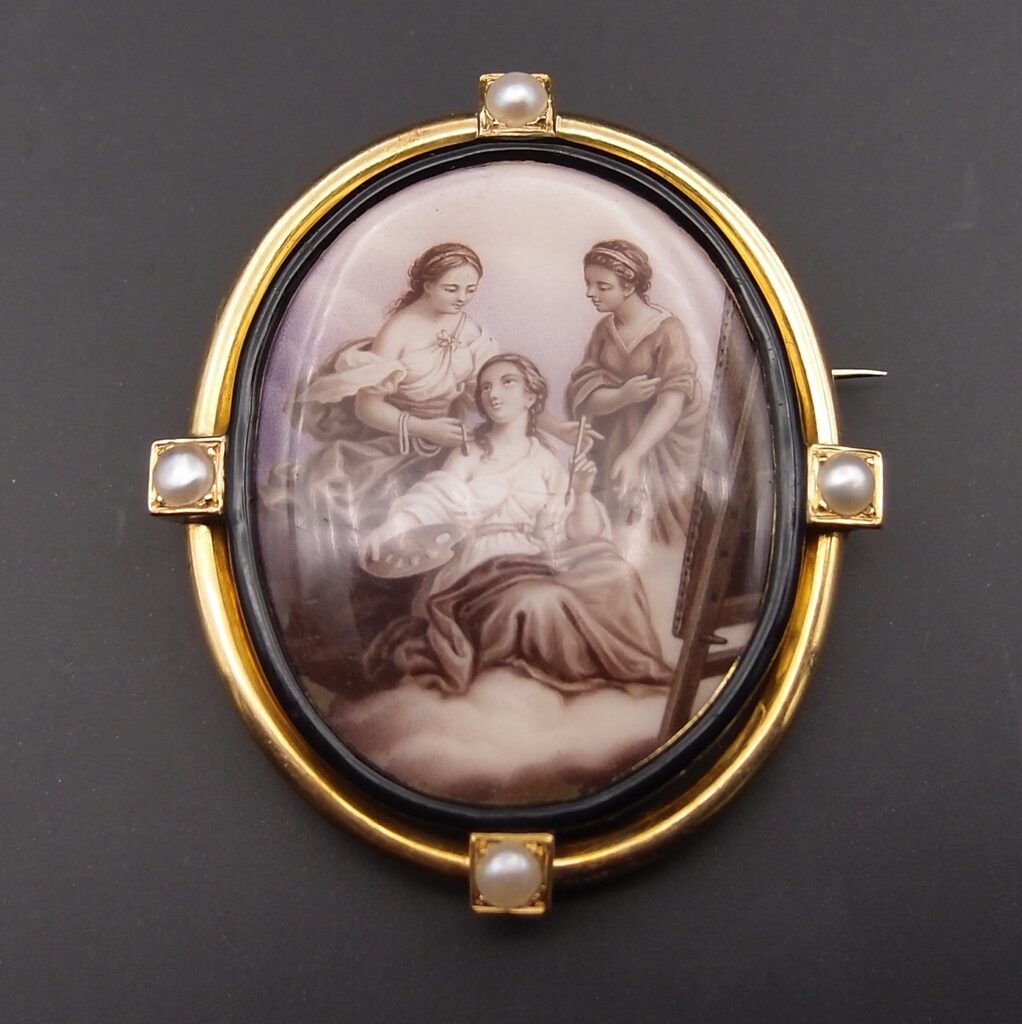 Broche Miniature 19 ème