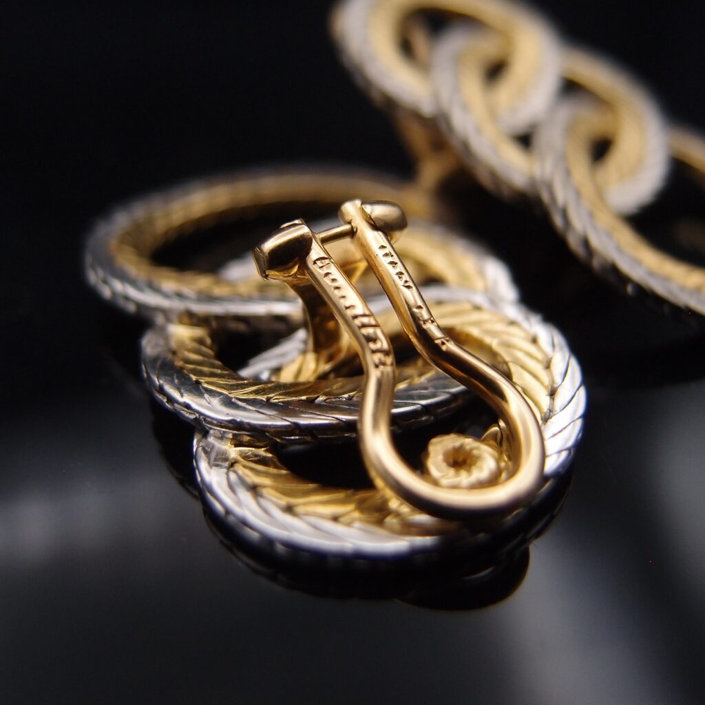 Boucles d'oreilles Buccellati 3 anneaux