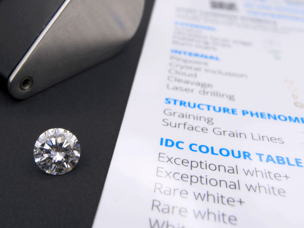 diamant brillant 2,10 carats