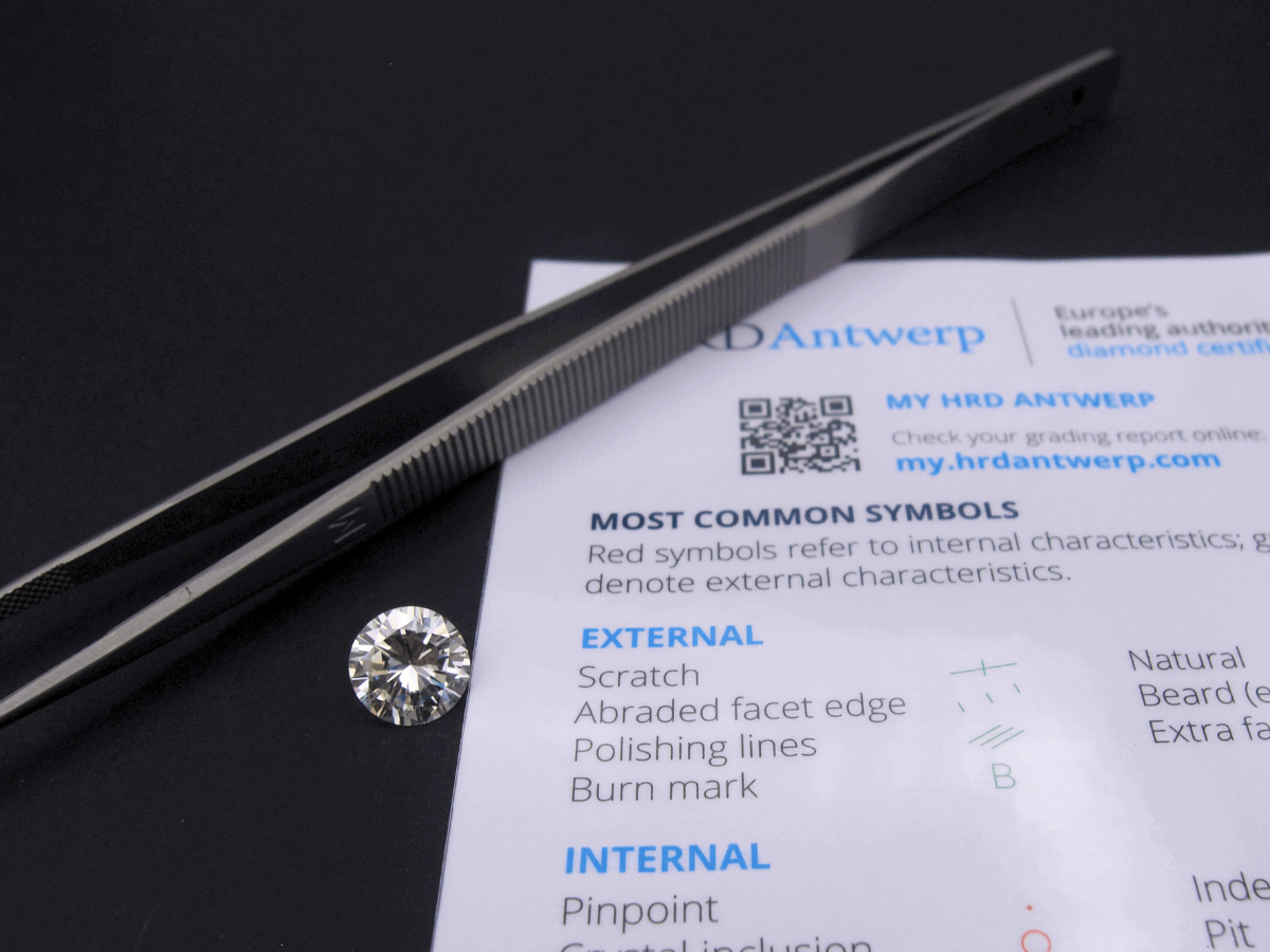 DIAMANT 2.80 CT TAILLE BRILLANT VVS2