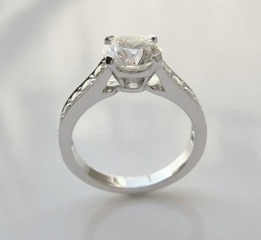 Bague solitaire Diamant 0.98 ct E/VVS2