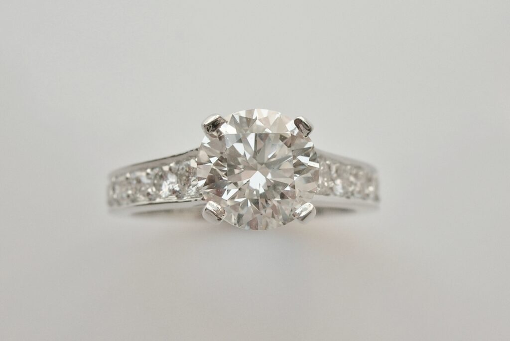 Bague solitaire Diamant 0.98 ct E/VVS2