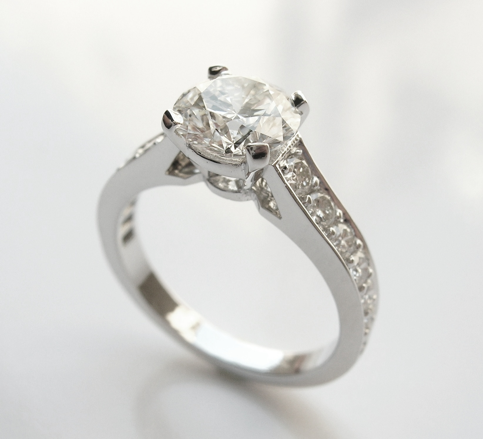 BAGUE SOLITAIRE DIAMANT 0.98 CT E/VVS2