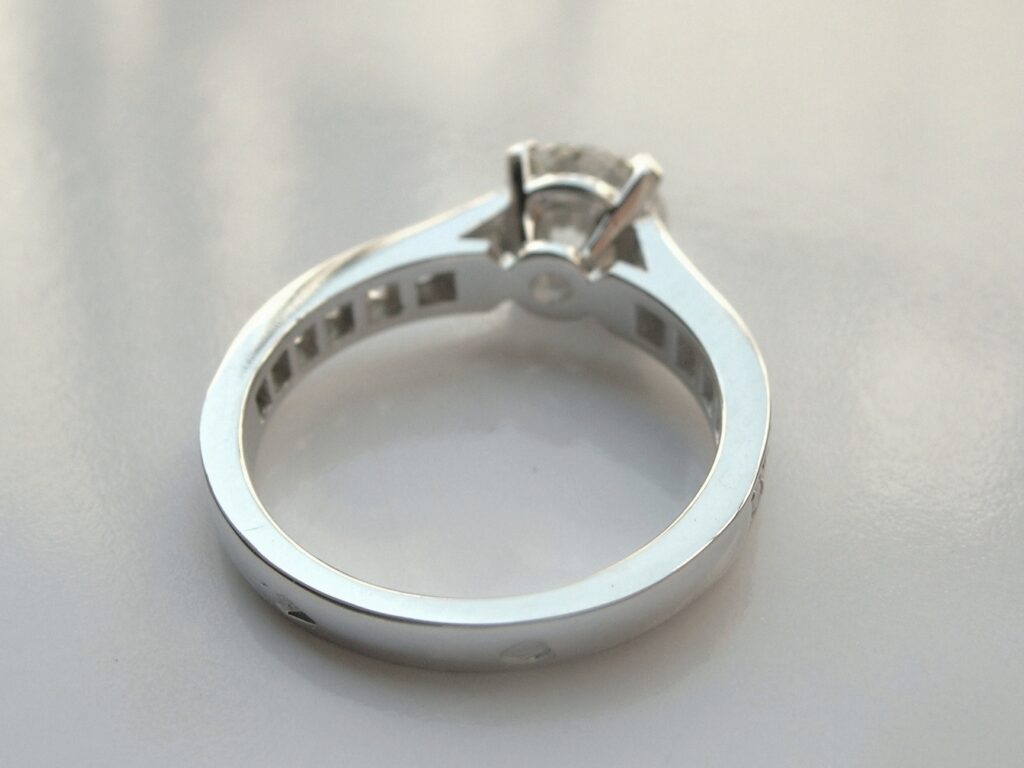 Bague solitaire Diamant 0.98 ct E/VVS2