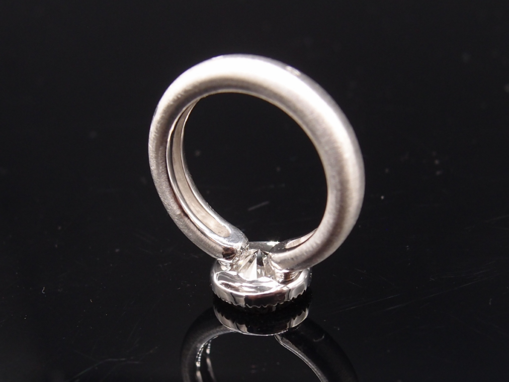 Bague van hoye martelée