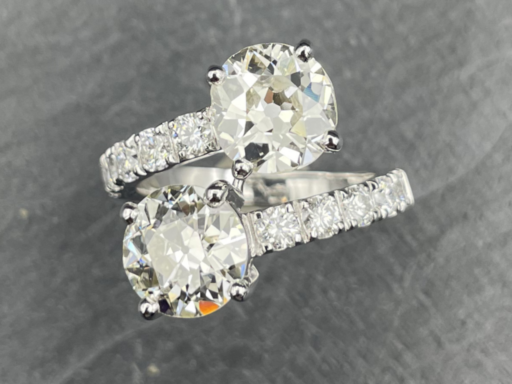 BAGUE TOI & MOI DIAMANTS OR BLANC 18 CARATS