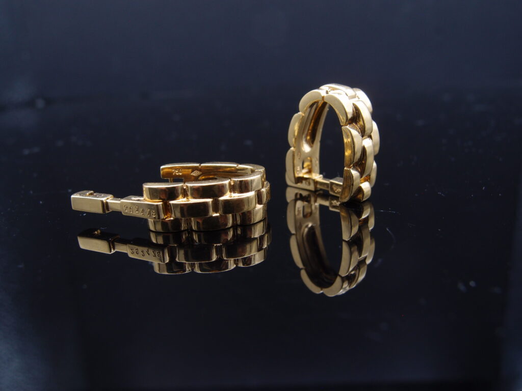 Boutons de manchettes Cartier maillon panthère
