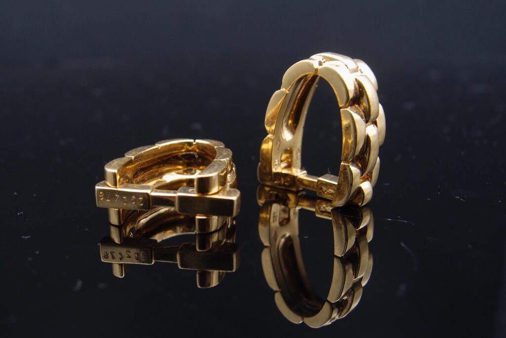Boutons de manchettes Cartier maillon panthère