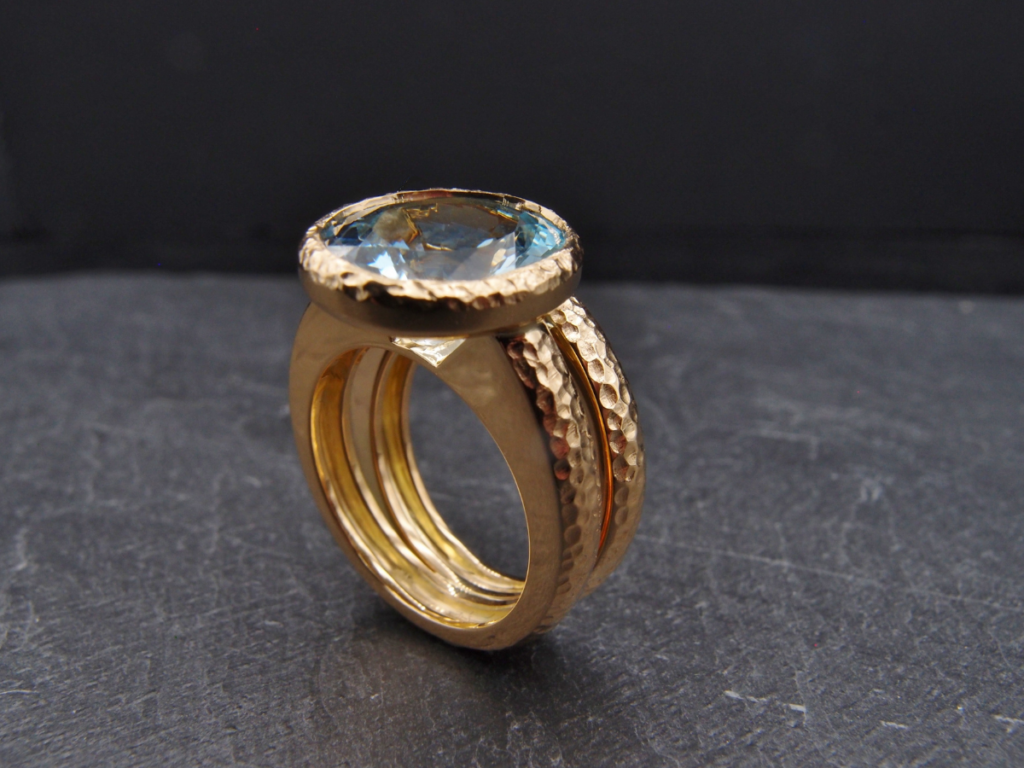 bague aigue marine